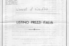 1969 - jouets - italien/anglais - prix LIRE