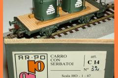 c 14 carro con serbatoi